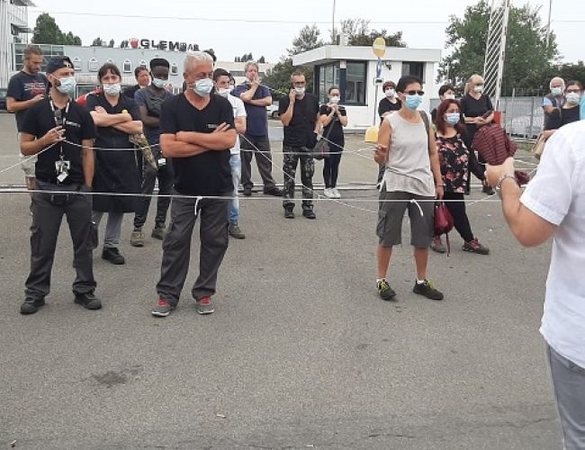 Glem Gas S. Cesario: alta adesione a sciopero di oggi