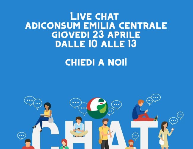 Coronavirus: domani (ore 10-13) nuova chat Adiconsum su Facebook