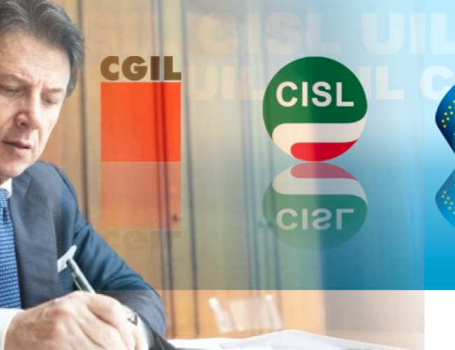 Decreto su blocco delle attività. I sindacati: “E’ a metà. Al centro la sicurezza dei lavoratori”