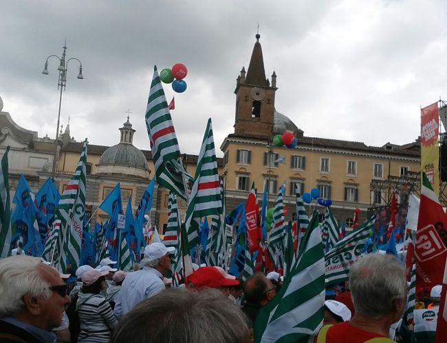 Pensionati, Spi-Fnp-Uilp: «Domani tutti a Roma a combattere per i nostri diritti»