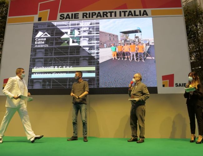 Azienda edile virtuosa e tempestiva in Appennino: è la Gambarelli snc, premiata dal Cassa Edile Awards 2020. Premio annunciato da Moreno Morello